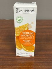 Evoluderm Vitamin C Serum Energizing & Antioxidant – 30 ml/1.05 fl oz -Exp 1/28