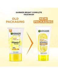 2XGarnier Bright Complete Vitamin C Face Wash 100gm Each USA Seller Expiry:09/27