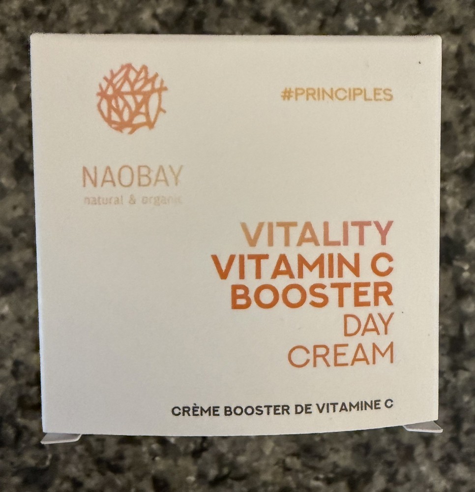 Naobay Vitality Vitamin C Booster Day Cream. Full Size 50 ml/ 1.69 oz. Sealed.