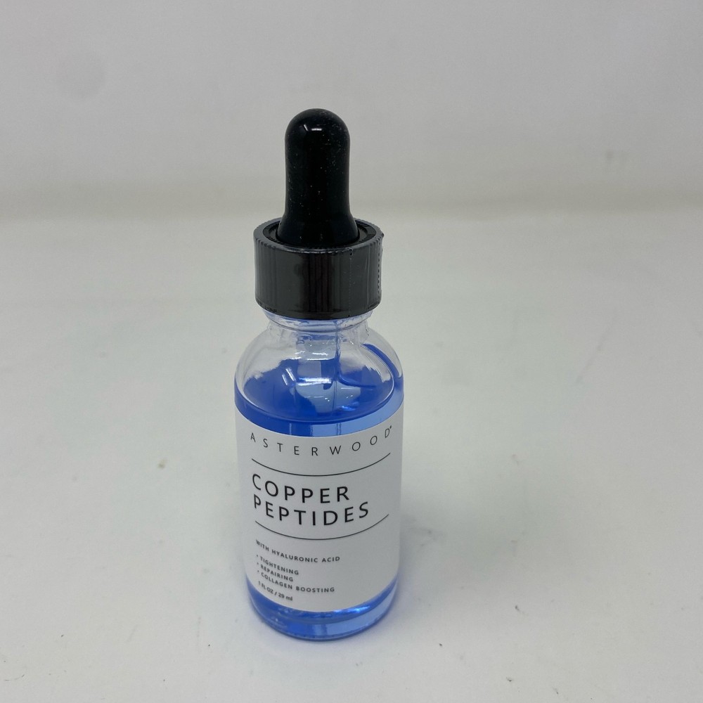 Asterwood Copper Peptides + Hyaluronic Acid Serum, 1 oz