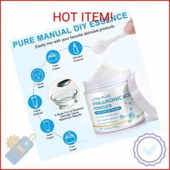 Pure Hyaluronic Acid Serum Powder for Skin & Face, 120G High Molecular Weight An
