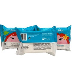 Avocado and Oatmeal Purifying Facial Wipes. Pack Of 3