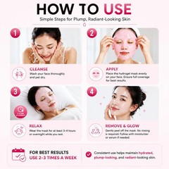 realori Salmon DNA PDRN Collagen Face Mask – Korean 4 Count (Pack of 1)