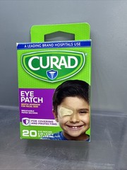 Curad Eye Patch, Non-Woven (Paper), 2.25 Inches X 3.12 Inches, 20 Count