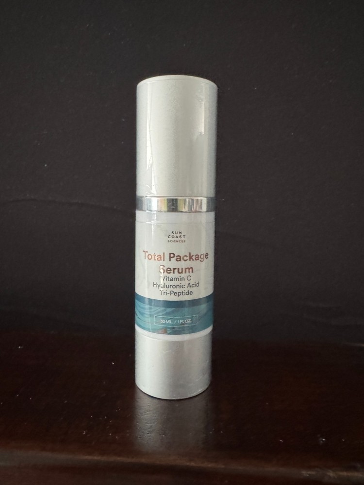 Sun Coast Sciences Total Package Serum Vitamin C Hyaluronic Acid Tri-Peptide 1oz