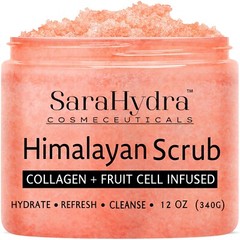 Himalayan Crystal Pink Body Scrub Pore Control Cleansing Moisturizer Stem Cell