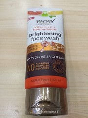 WOW Skin Science Brightening Vitamin C Face wash Paraben & Sulfate Free 100ml fs
