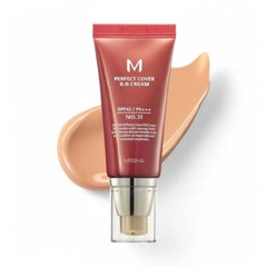 MISSHA M Perfect Cover BB Cream SPF42 PA+++-7 Colors #31 Golden Beige #dau