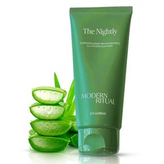 Modern Ritual The Nightly All-in-One Facial Cleanser 3 oz. Tube NEW