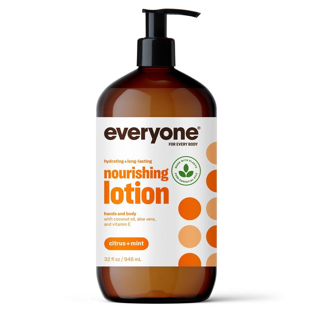 Everyone 2-in-1 Lotion for Hands/Body, 32 ounce (Pack of 1) Citrus and Mint made