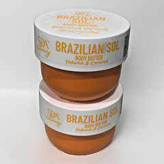 Spa Luxury Brazilian Sol Body Butter Pistachio & Caramel 6oz Two Units New