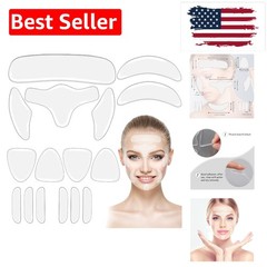 Portable 16 Pcs Silicone Patches for Smooth Skin – Ideal Anti-Wrinkle Treatment