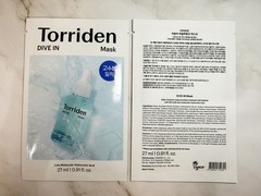 Torriden Dive-In Low Molecule Hyaluronic Acid Mask Sheet 3 Masks