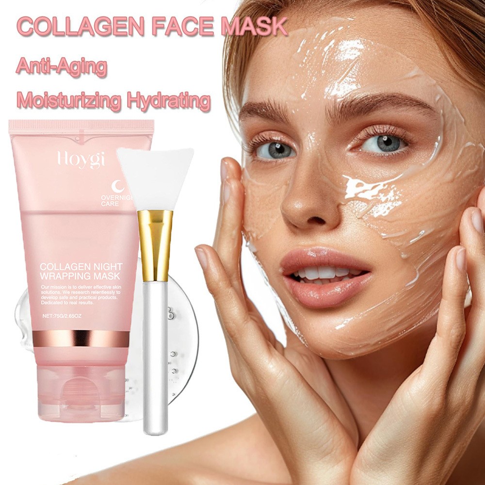 75ml Collagen Night Wrapping Mask Hydrating Sleeping Peel Off Mask Face Care