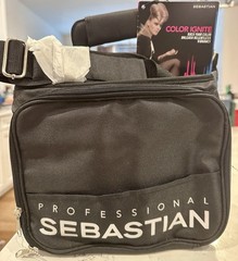 Vintage Sebastian Professional On The Go Hair Stylist Travel Black Bag Y2K-NEW-