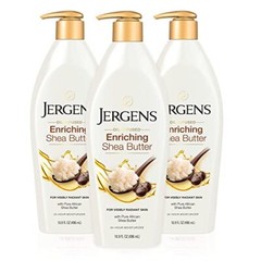 Jergens Shea Butter Deep Conditioning Skin Moisturizer Pack of 3 5.6 Fl Oz
