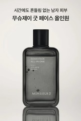 Monsieur J Good Face All In One 140ml * 2PCS for Men Moisturizing / Tracking