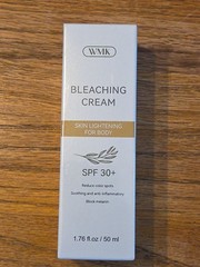 WMK Bleaching Cream Skin Lightening For Body SPF 30+ EXP 03/2028