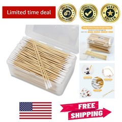 Versatile 500PCS 6&Prime; Cotton Swabs in Storage Box – Perfect for Beauty & Home Care