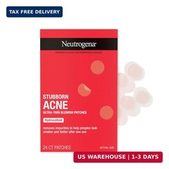 Neutrogena Stubborn Acne Patches, Hydrocolloid Absorbs Impurities Ultra-Thin Pim