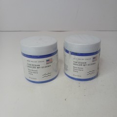 2 The Ocean Healed My Eczema Skin Cream Sea Moss Aloe Vera Oatmeal Healing NEW