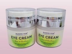 MAJESTIC PURE EYE CREAM FIRM & RESTORE ANTI AGING COMPLEX 1.7 OZ LOT OF 2