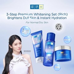 Hada Labo 4 Pcs Set – Premium Whitening Light / Rich [Brightening/ Lighten Dark