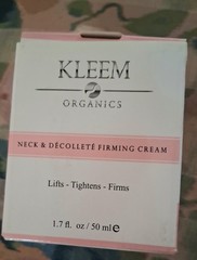 Kleem Organics Neck & Décolleté Firming Cream, 1.7 fl oz (50 ml)
