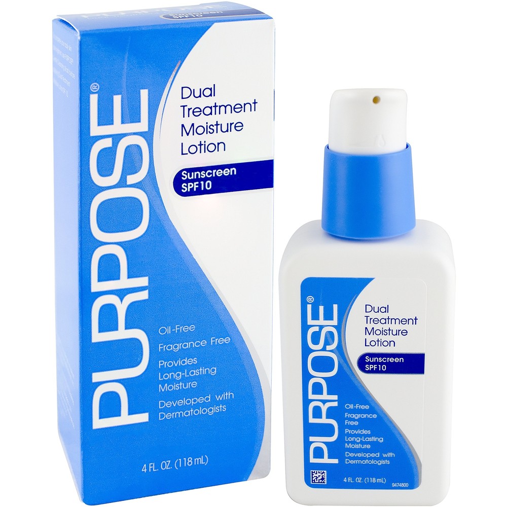 4 Fl Oz Sunscreen SPF 10 Moisturizer Hypoallergenic Oil Free Lightweight Lotion
