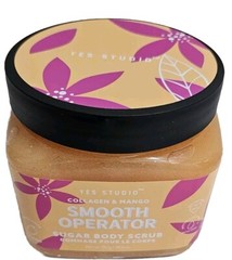 YES STUDIO Collagen &mango SUGAR Body SCRUB, Gommage Pure LE Corps.