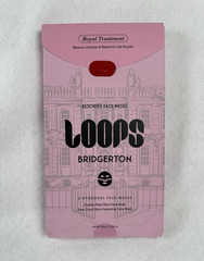 LOOPS Bridgerton Hydrogel Face Masks Brightening Hydrating Hyaluronic 2 ct