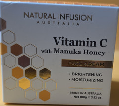 Natural Infusion Australia Vitamin C Manuka Honey Kakadu Plum Face Cream 100g