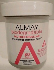 Almay Biodegradable Oil Free Micellar Eye Makeup Remover Pads – 80 count