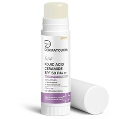 DERMATOUCH Kojic Acid Ceramide SPF 50 PA+++ Natural Lip Balm – 5g | Moisturizing