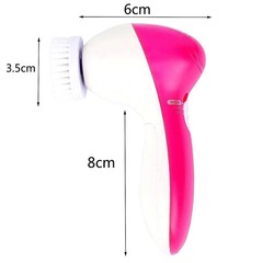 5-in-1 Electric Facial Cleansing Brush Waterproof Spin Face Exfoliator Massager