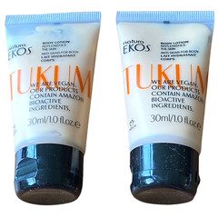 x2 Natura Ekos Tukumã Tukuma Body Lotion 1 Oz ea- 2 oz Total NEW SHIPS FREE