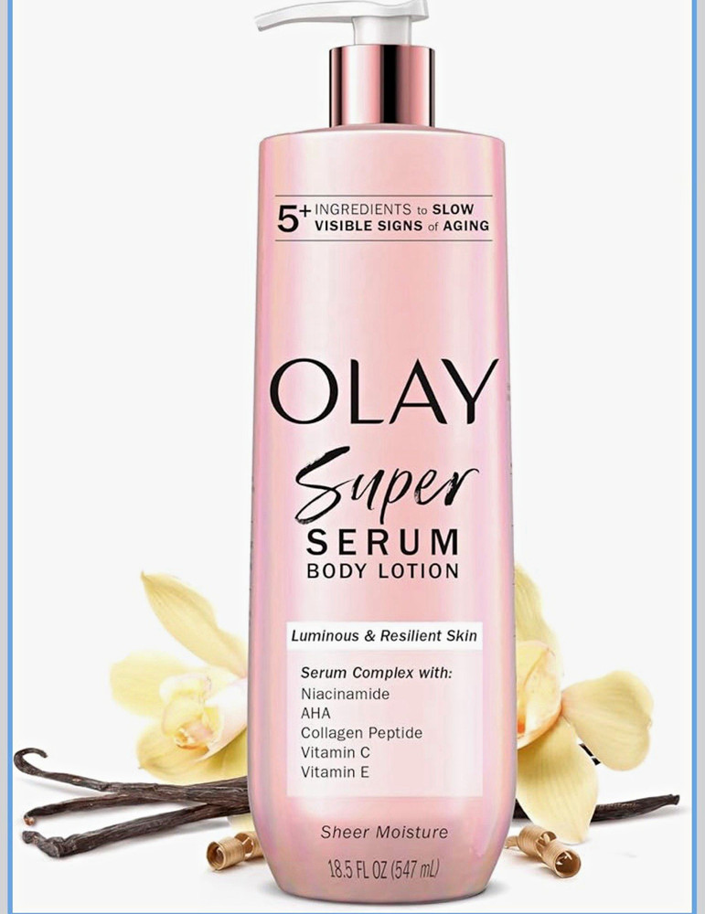 Olay Super Serum Body Lotion Hydrating Firming Vit C E Niacinamide 18.5 fl oz