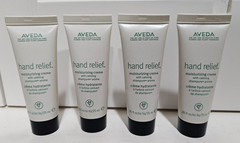 Aveda Hand Relief with Calming Shampure Aroma- 0.85 Oz Travel Size set of 4