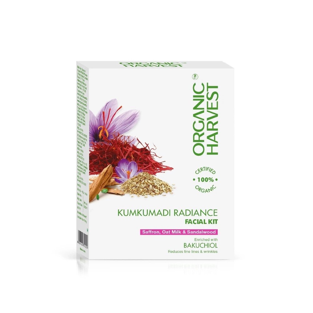 Organic Harvest Kumkumadi Radiance Facial Kit With Saffron, Sandalwood 40g t817