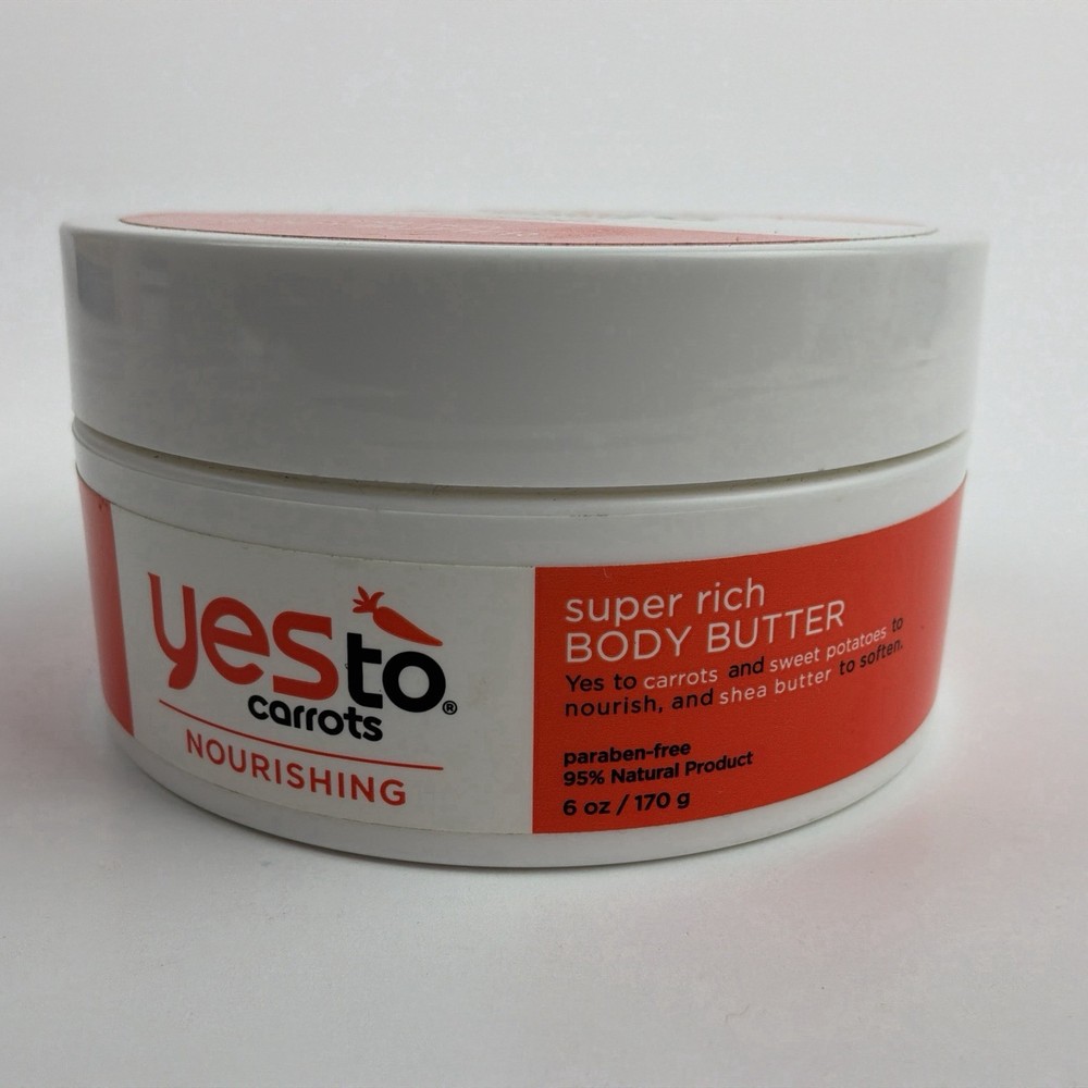 New! Yes To Carrots Body Butter 6fl oz Carrot Seed Oil Discontinued