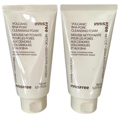 2X innisfree Volcanic BHA Pore Cleansing Foam w/Salicylic Acid Korean Face Wash