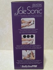 1 × SATIN SMOOTH • Sole Sonic • Pedicure brush for professional Results
