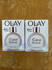 2 Pack Olay Super Serum 5 in 1 Benefit Face Serum – 1 fl oz Each New