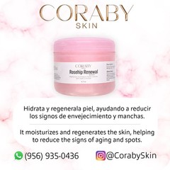 CORABY Skin Rosehip Renewal Face Moisturizer Hydrating Regenerating 4.2 oz