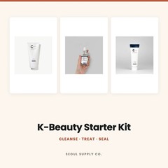 K-Beauty Starter Kit Korean Skincare Set Cleanse Treat Seal Routine Gift Set