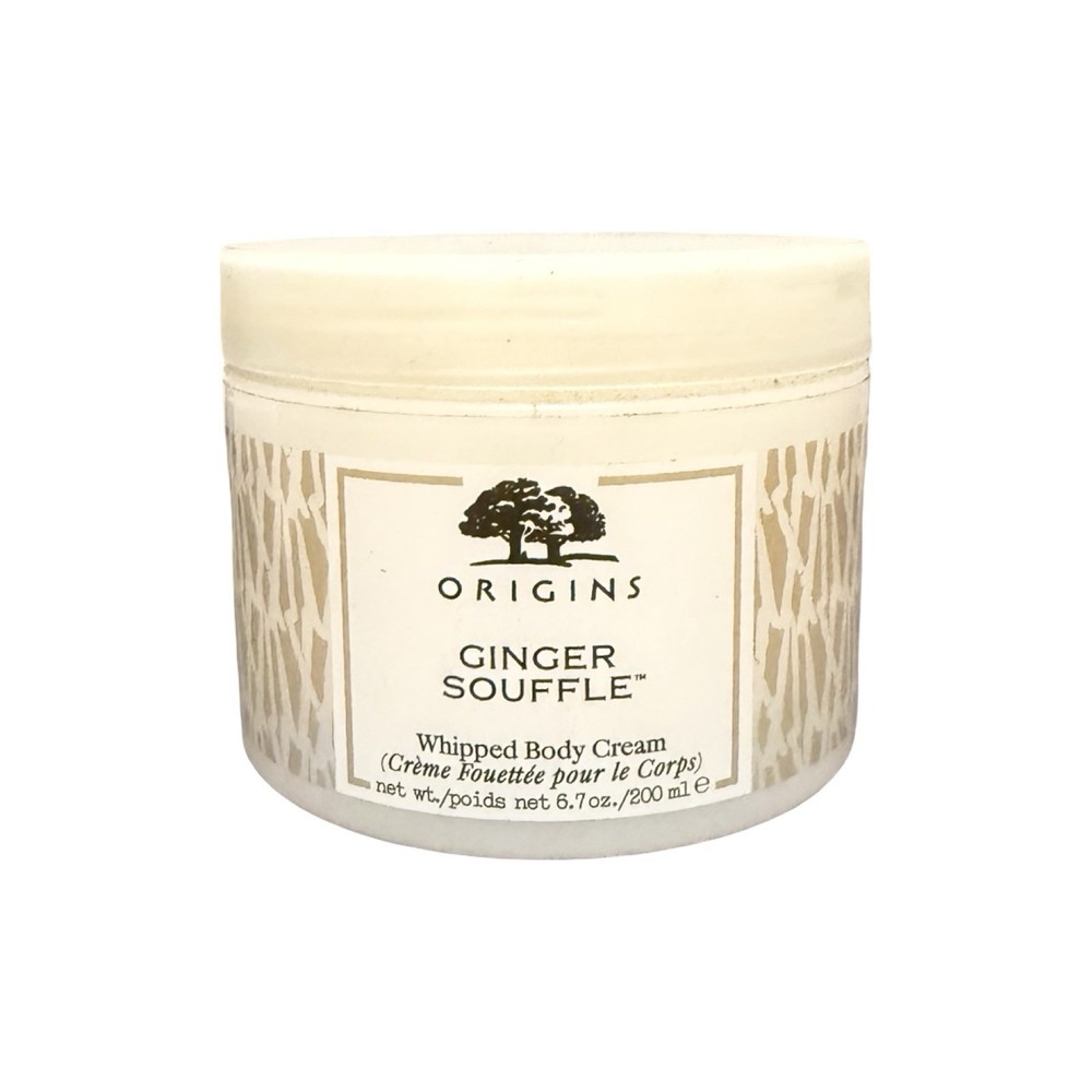 Origins Ginger Souffle Whipped Body Cream 6.7 oz Hydrates Nourishes Moisturizer