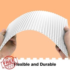Etarnfly 8 Pack Baseplates White Peel Stick