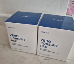 WISELY Zero Pore-Fit Pad 80 Pads Korean Pore Tightening Sebum Care Toner Pad