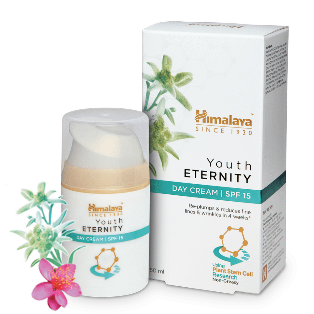Himalaya Youth Eternity Day Cream 50ml reduces fine lines wrinkles FREE SHIP