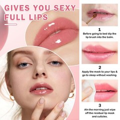 QIUFSSE Honey Pot Lip Balm Set,4PCS 1 Count (Pack of 4), 4PCS Set